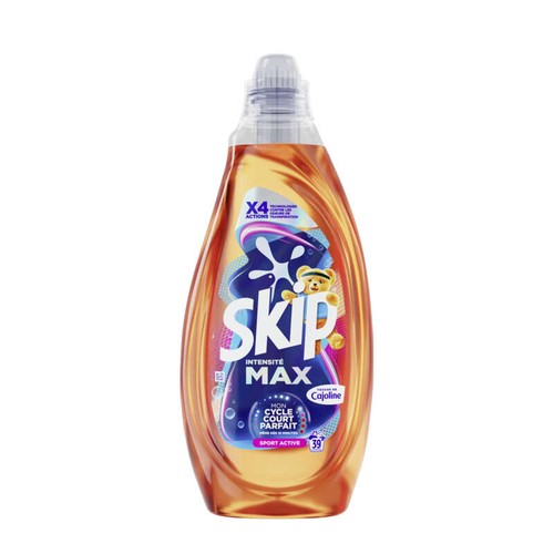 Skip Mon Cycle Court Parfait Lessive Liquide Intensité Max Sport Active x39 Lavages