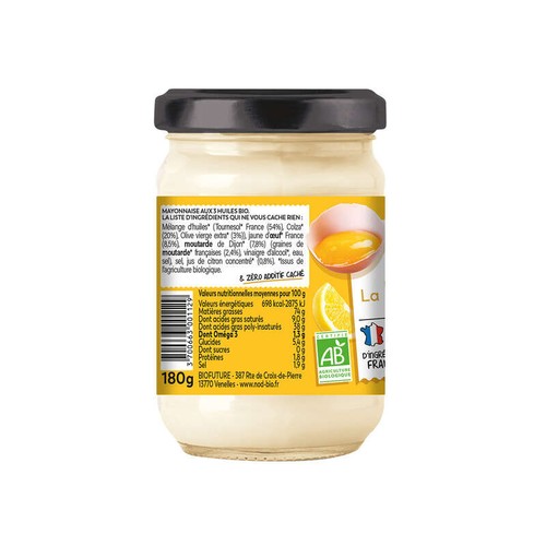 Nod Mayonnaise Bio 180g