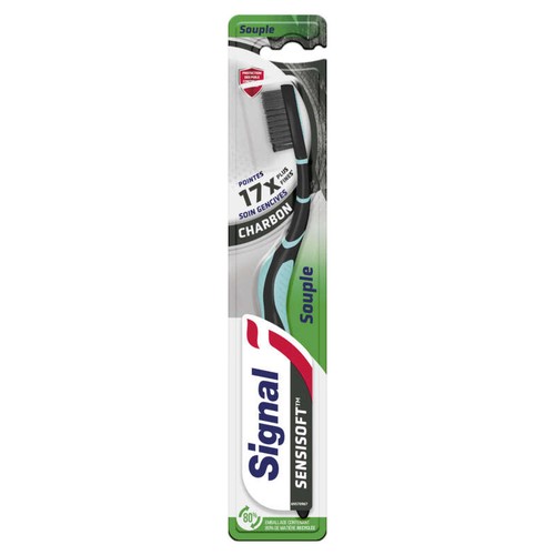 Signal Brosse À Dents Sensisoft Charbon Souple x1