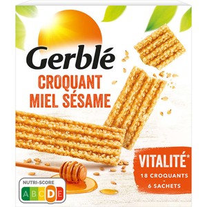 Gerblé Biscuit croquants miel sésame   162g