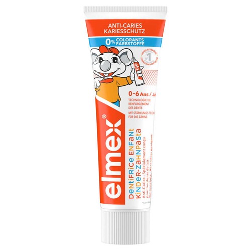 Elmex Dentifrice Enfants Anti-Caries 0-6ans 75ml