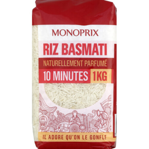 Monoprix Riz basmati naturellement parfumé 1 kg