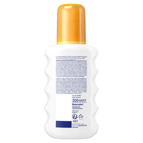 Nivea Spray Solaire Sensitive Protection Immédiate FPS 50+ 200ml