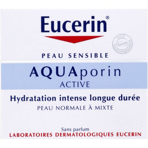 [Para] Eucerin Aquaporin Active Soin Hydratant Peau Normale à Mixte 50ml