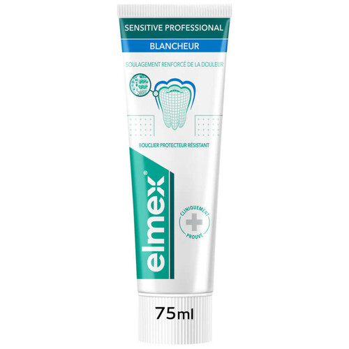[Para] Elmex Dentifrice Sensitive blancheur 75ml