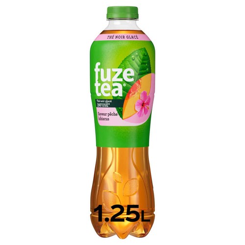 Fuzetea Thé noir pêche hibiscus 1,25L