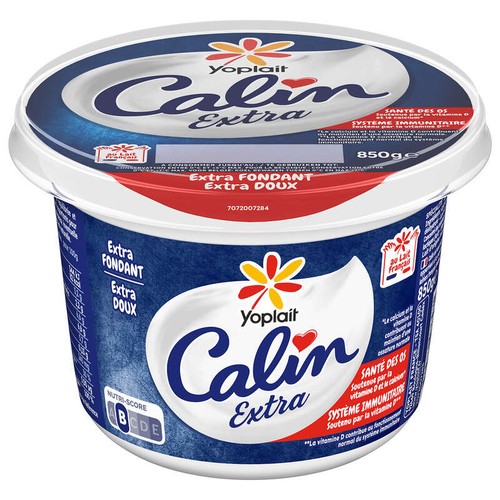 Yoplait Calin Extra Fromage Blanc Nature 3,2% de Mg Pot 850g
