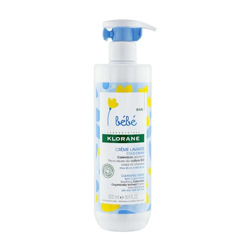 [Para] Klorane Bébé Crème Lavante Cold Cream 500ml