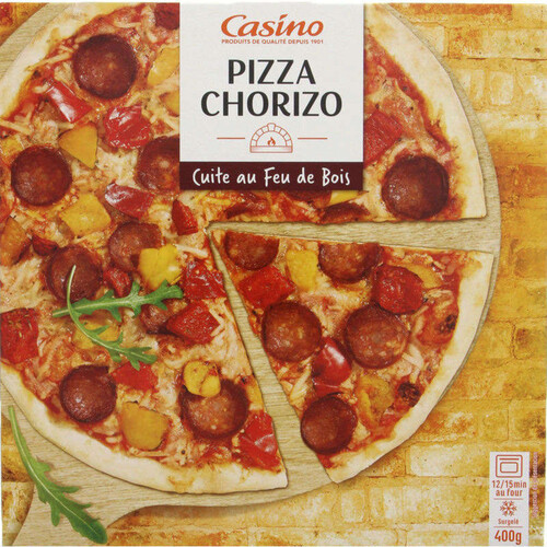 Casino Pizza au feu de bois chorizo - 400g