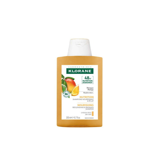 [Para] Klorane Shampoing Nutrition à la Mangue pour Cheveux Secs 200ml