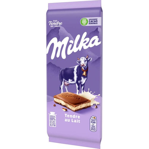 Milka Tendre au Lait 100g
