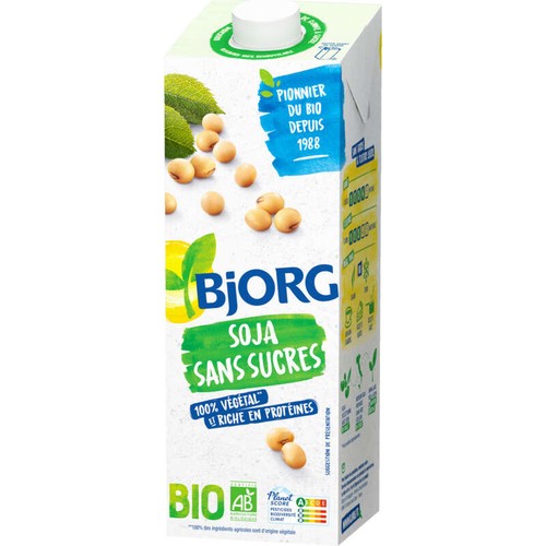 Bjorg Boisson soja nature sans sucres Bio 1L
