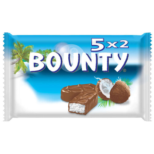 Bounty Barres Bounty au chocolat fourré de noix de coco 285g