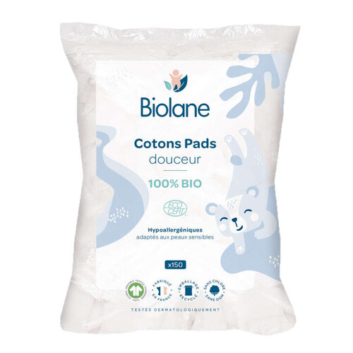 Biolane Cotons pads Bio x150