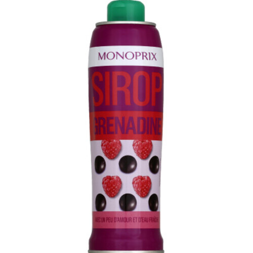 Monoprix sirop grenadine à diluer 75cl