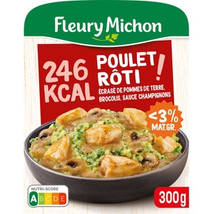 Fleury Michon Poulet Rôti écrasé de pomme de terre brocolis 300g