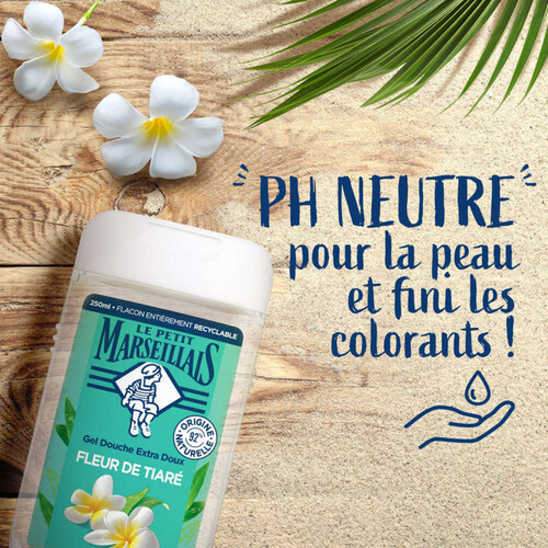 Le Petit Marseillais gel douche extra doux fleur de tiaré 250ml