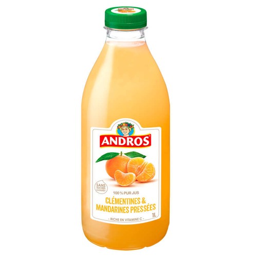 Andros Jus Clémentine Mandarine 1L