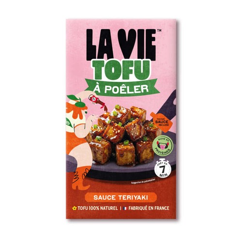 La vie Tofu Fumé en dés sauce Teriyaki 240g