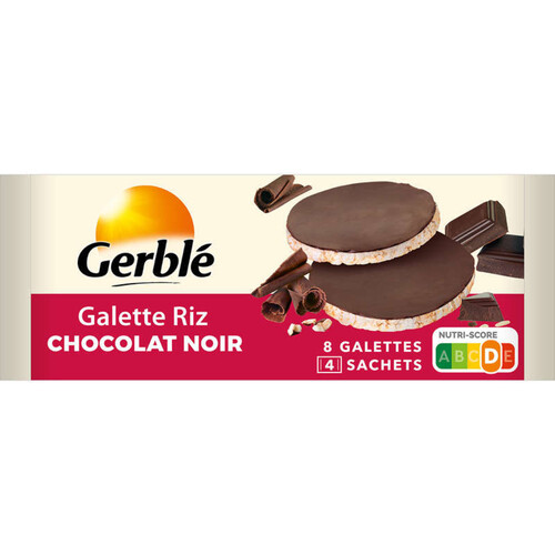 Gerblé Galette Riz Choco Noir 130G