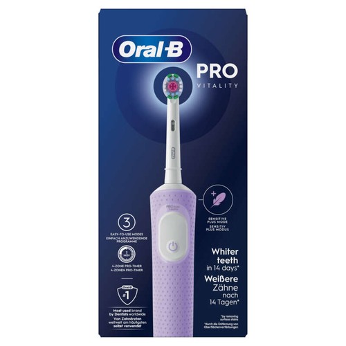 [Para] Oral-B Vitality Pro Brosse À Dents Électrique Violette
