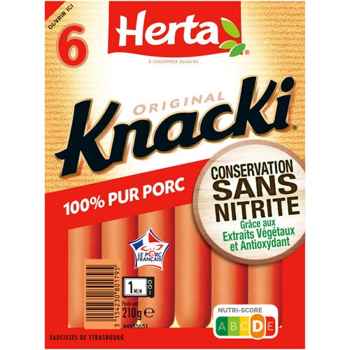 Herta Knacki Original x6 pièces