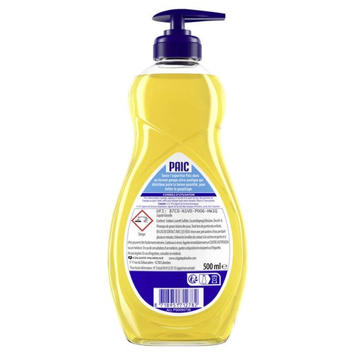 Paic Liquide vaisselle Easy dose Citron 500ml