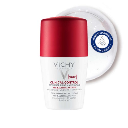 Vichy Déodorant 96H Clinical Control Antitranspirant & Anti-Odeur Roll-On 50ml