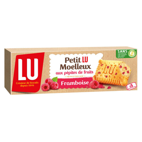 Lu Petits Lu Gâteaux Moelleux Framboise 140g