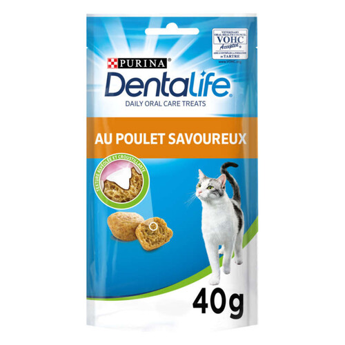 Dentalife Friandises Chat au poulet 40g