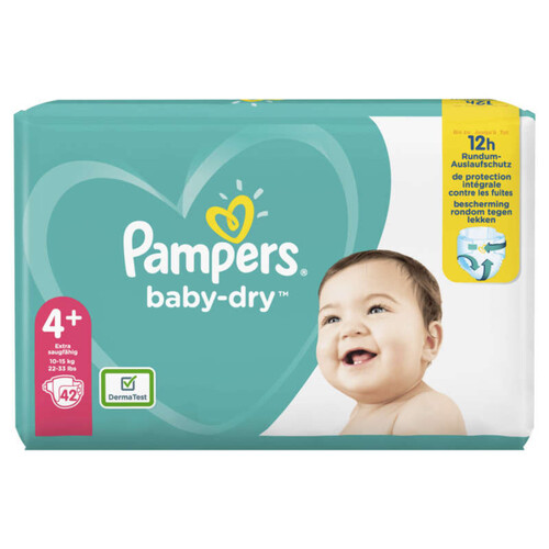 Pampers Baby Dry Geant T4+X42