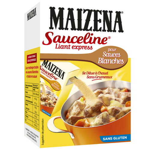 Maizena Sauceline Farine pour Lier Sauces Blanches Sans Gluten 250g.