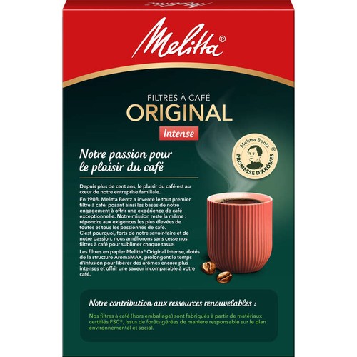 Melitta Filtres à Café Original intense 1x4 x80