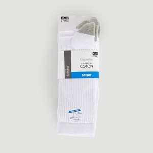 Monoprix Paires de Chaussettes Coton Sport Lot de 2 Taille 43/46
