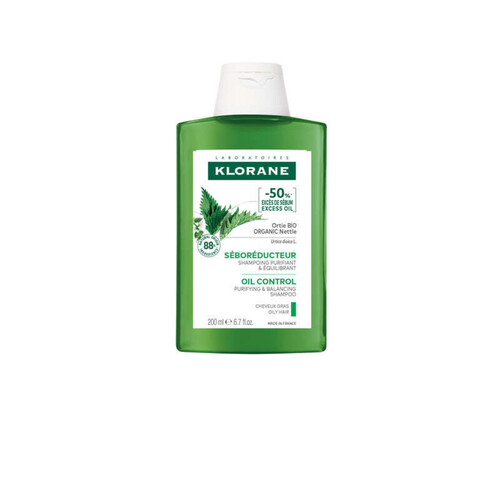 [Para] Klorane Shampoing à l'Ortie Bio Séborégulateur Cheveux Gras 200ml