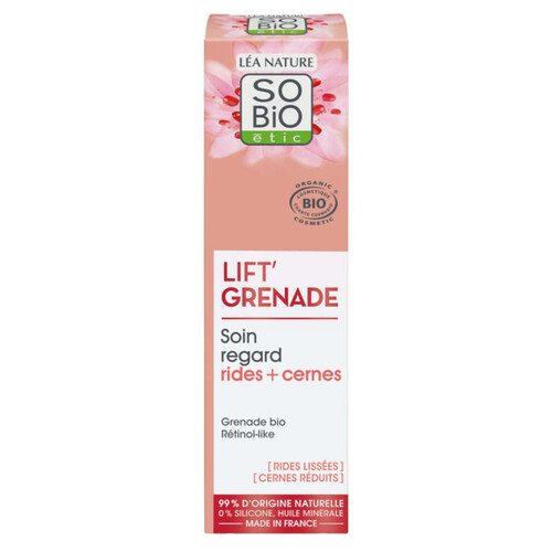 SO'BiO étic soin regard rides + cernes, Lift'Drenade 15ml