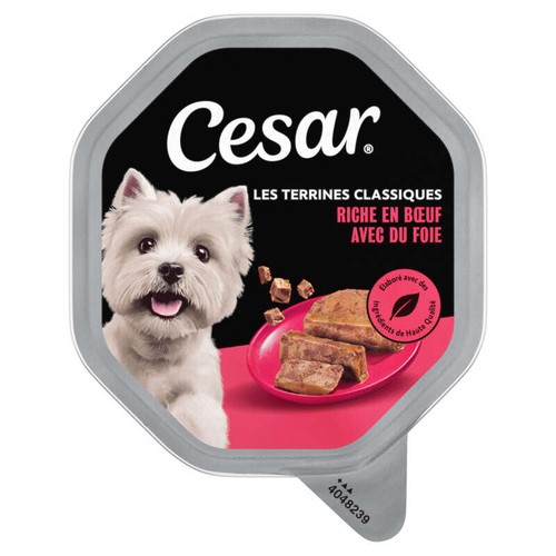 Cesar les Terrines Classiques Boeuf & Foie 150g