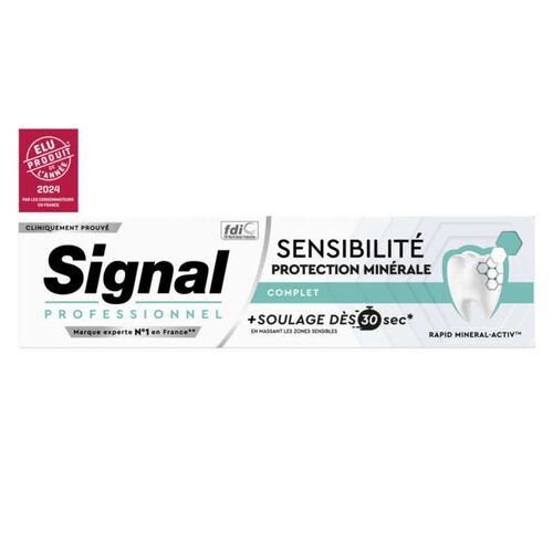 Signal professionnel dentifrice sensibilité complet 75ml