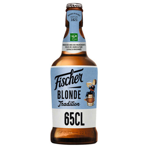 Fischer Tradition Bière Blonde D'Alsace 65 Cl 6°