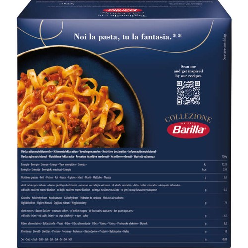 Barilla Pâtes tagliatelles collezione 500g