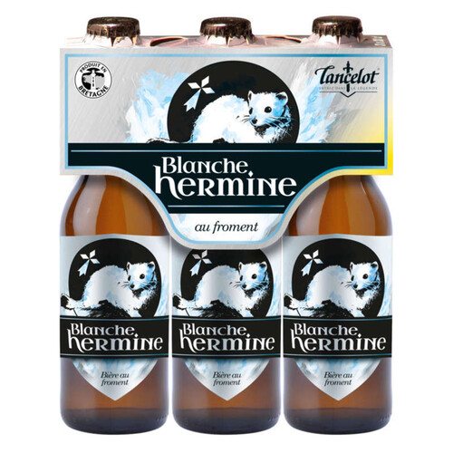 Lancelot Bière Blanche Hermine tripack 3x33cl