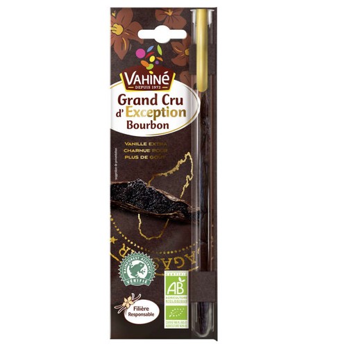 Vahiné Grand Cru d’Exception Bourbon Gousse de Vanille Bio 5g