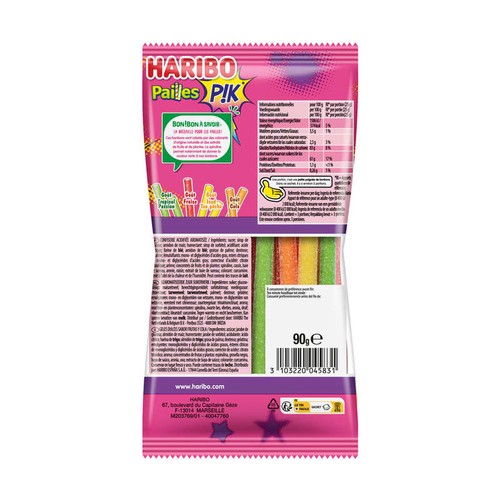 Haribo Paille Pik 180g