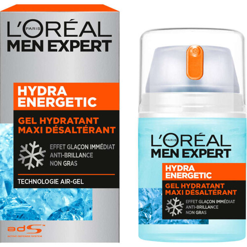 L'Oréal Paris Men Expert Crème Visage Hydratante Hydra Energetic Maxi-Désaltérant 50ml