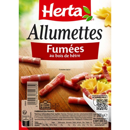 Herta Allumettes fumées 200g