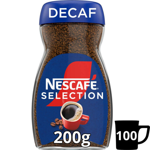 Nescafé Sélection Café soluble décaféiné corsé 200g 