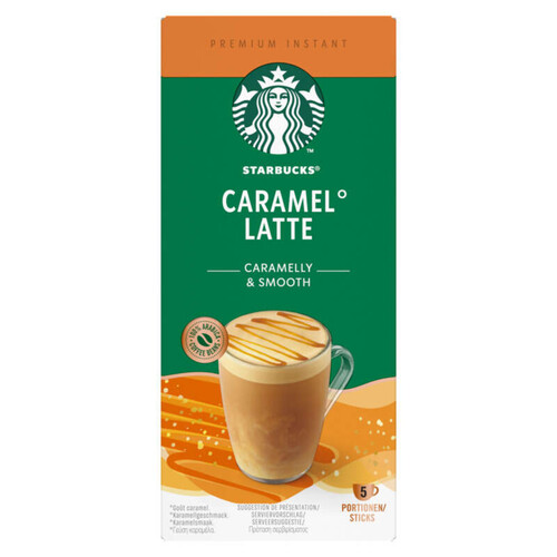 Starbucks Caramel Latte Spécialités instantanées en stick 5x23g