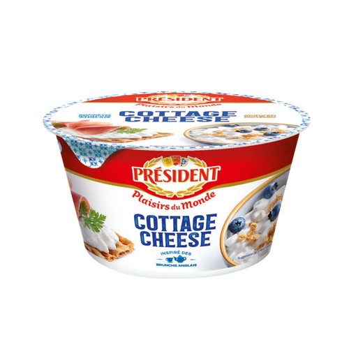 Président Plaisirs du Monde Cottage Cheese 180g