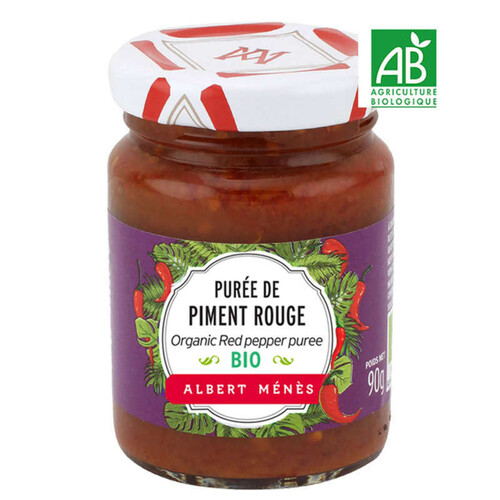 Albert Ménès Purée De Piment Rouge Extra-Forte bio 90g