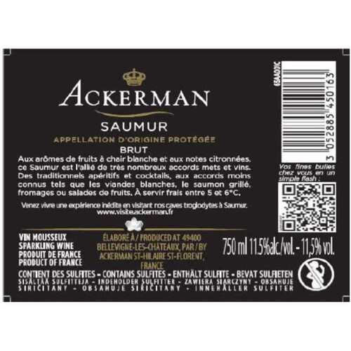 Ackerman Saumur Brut 75cl